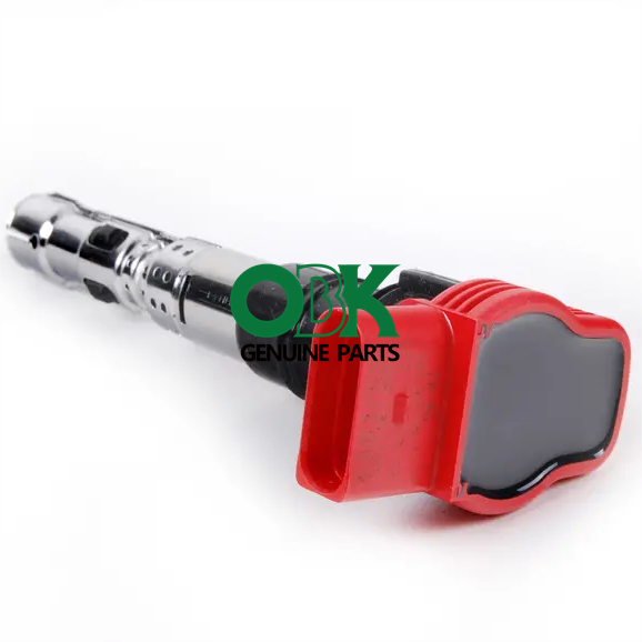 Auto Parts Electrical ignition coil for audi red ignition coil 077 905 115Q    077 905 115 A    077 905 115 B    077 905 115 C    077 905 115 E    077 905 115 F