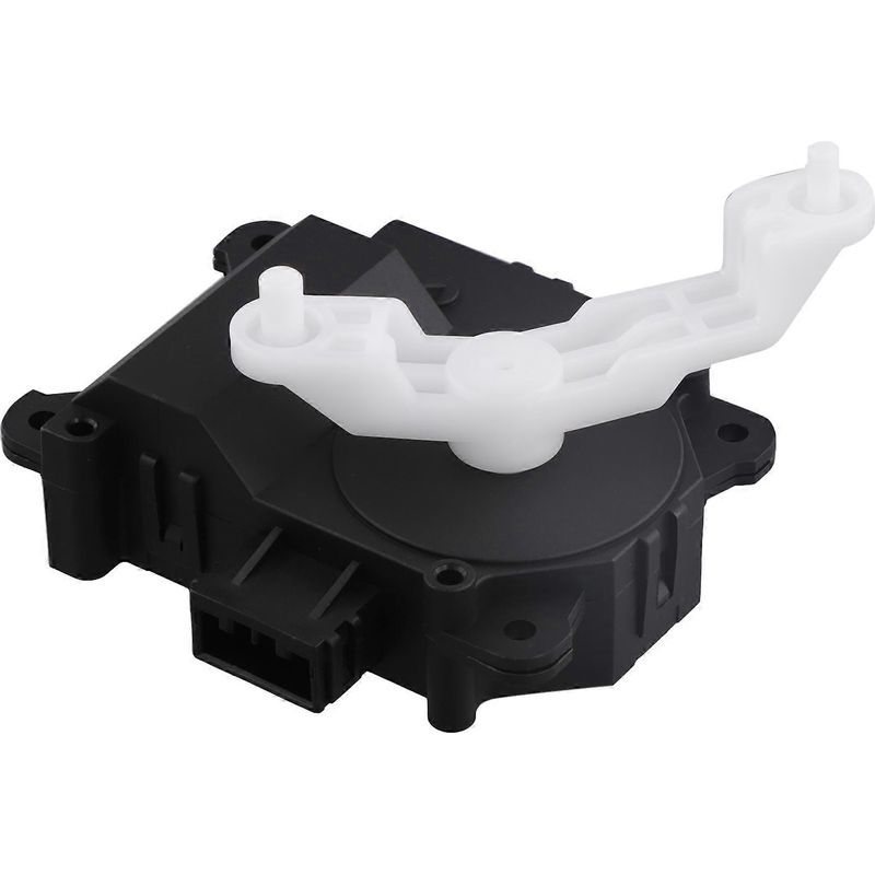 Reference image — white-arm HVAC actuator motor 113800-2380, complete white-arm actuator, output linkage and connector side