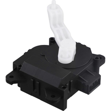 Load image into Gallery viewer, Reference image — white-arm HVAC actuator motor 113800-2380, angled case, mounting feet and rectangular socket; upper linkage end tightly framed in the source