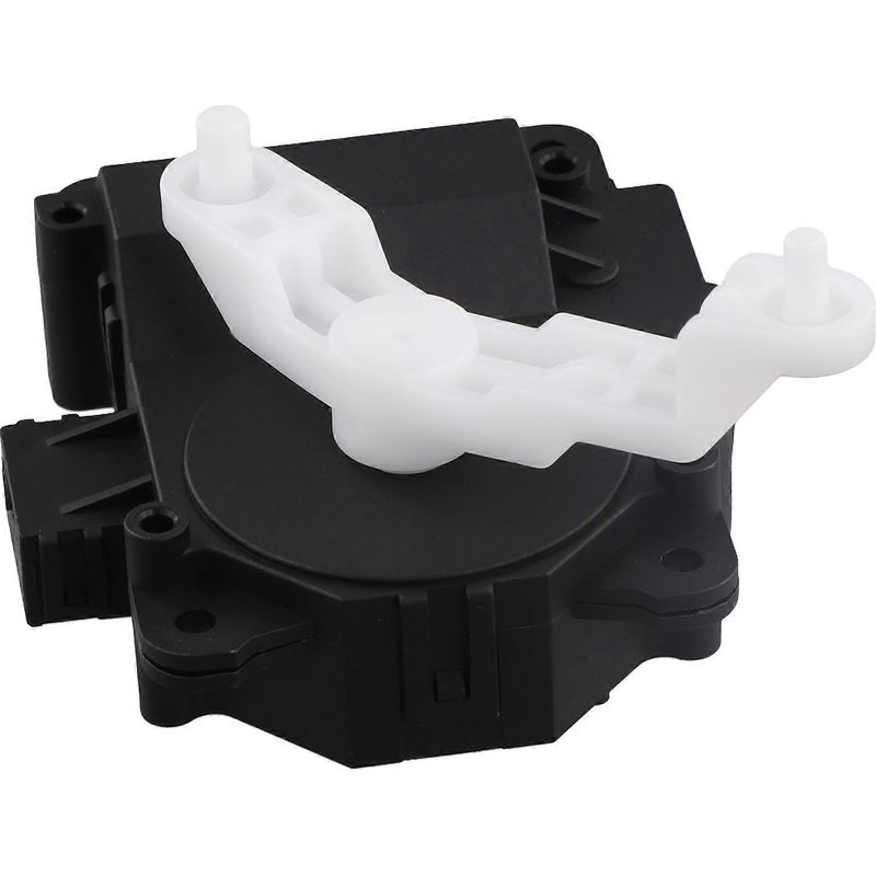 Reference image — white-arm HVAC actuator motor 113800-2380, white linkage and housing face; source-framed close view
