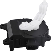 Load image into Gallery viewer, Reference image — white-arm HVAC actuator motor 113800-2380, socket opening and linkage side; upper linkage end tightly framed in the source