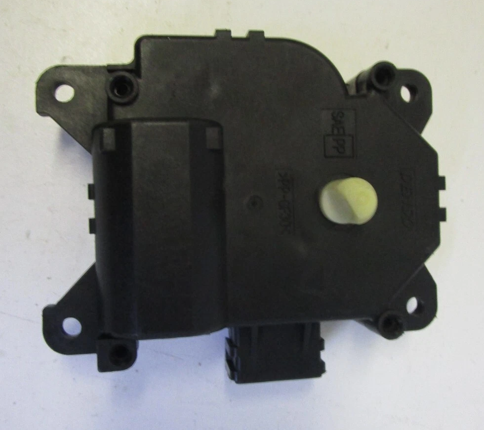 Reference image — HVAC air-door actuator motor 113800-2430, complete rear housing and output boss