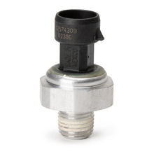 Load image into Gallery viewer, Reference image — engine oil pressure sensor 12574309, upright complete sensor with exact reference marking and connector exterior