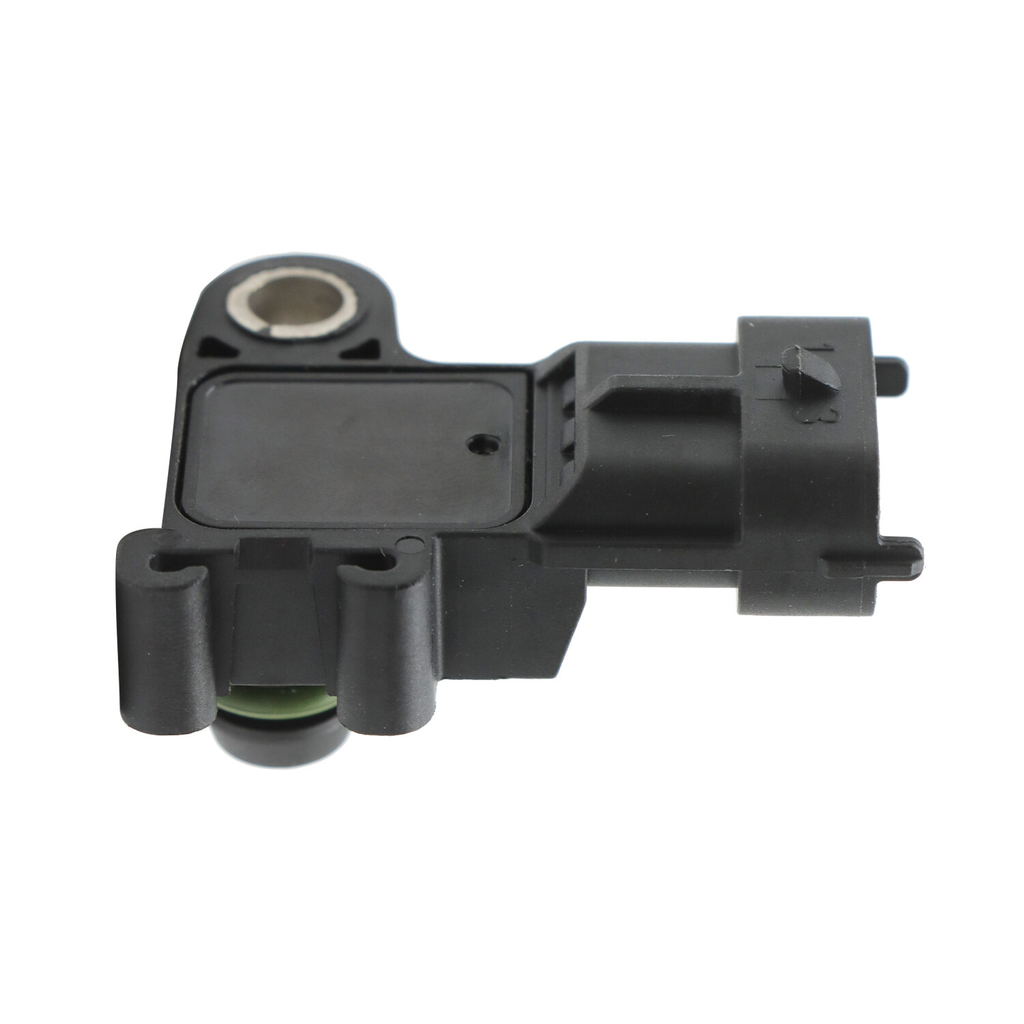 Manifold Absolute Pressure Sensor reference 12591290 - angled label-side housing and pressure-port profile; reference photograph, not actual stock