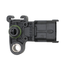 Load image into Gallery viewer, Manifold Absolute Pressure Sensor reference 12591290 - pressure-port underside and molded material markings; reference photograph, not actual stock