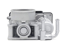 Load image into Gallery viewer, Reference image — aftermarket electronic throttle body 16119-ED000 — complete side view with paired pipe layout, mounting bosses and physical reference marks; external supplier reference, not actual stock