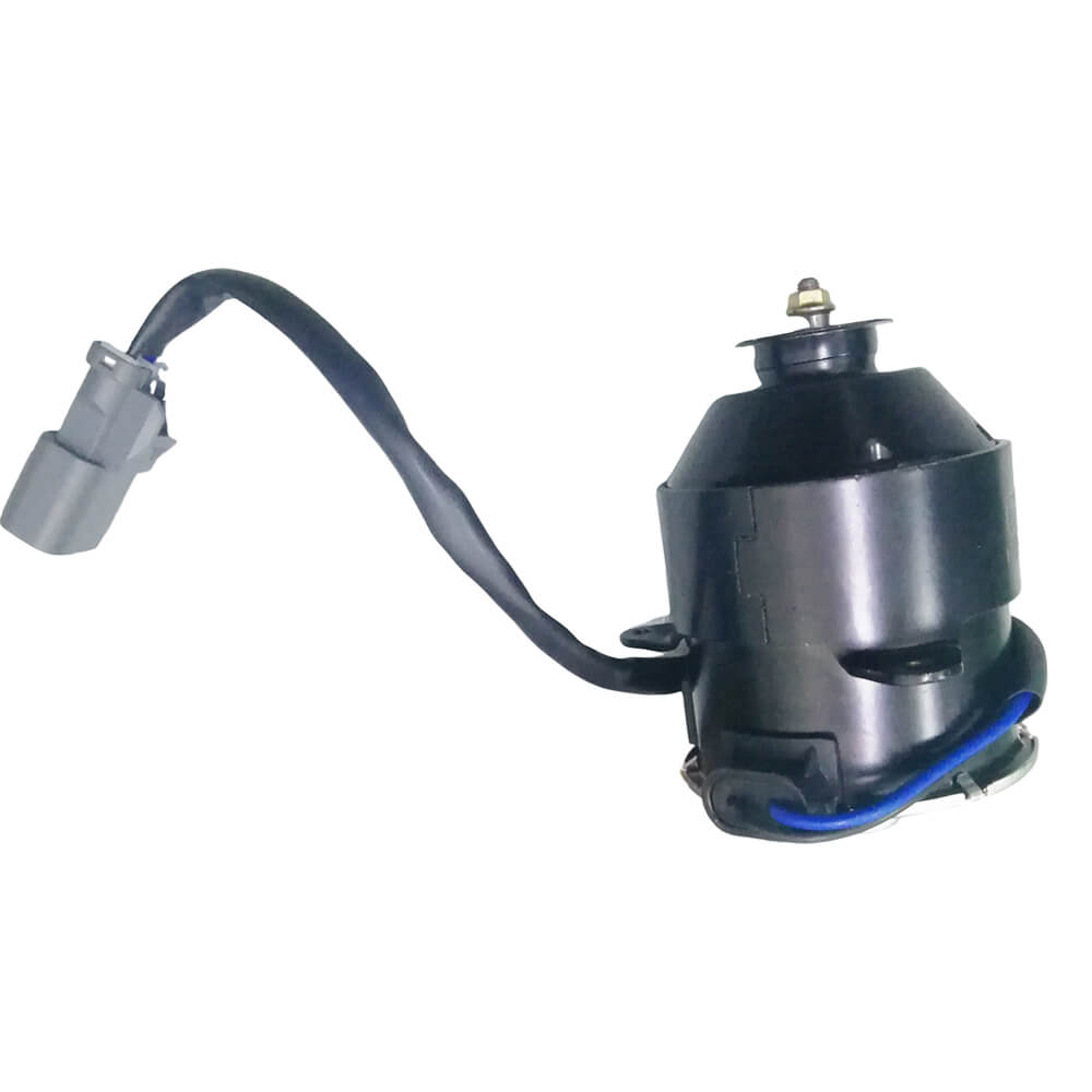 Reference image: 19030-PAA-A01 cooling fan motor side, threaded shaft and attached gray connector; external illustration, not actual stock
