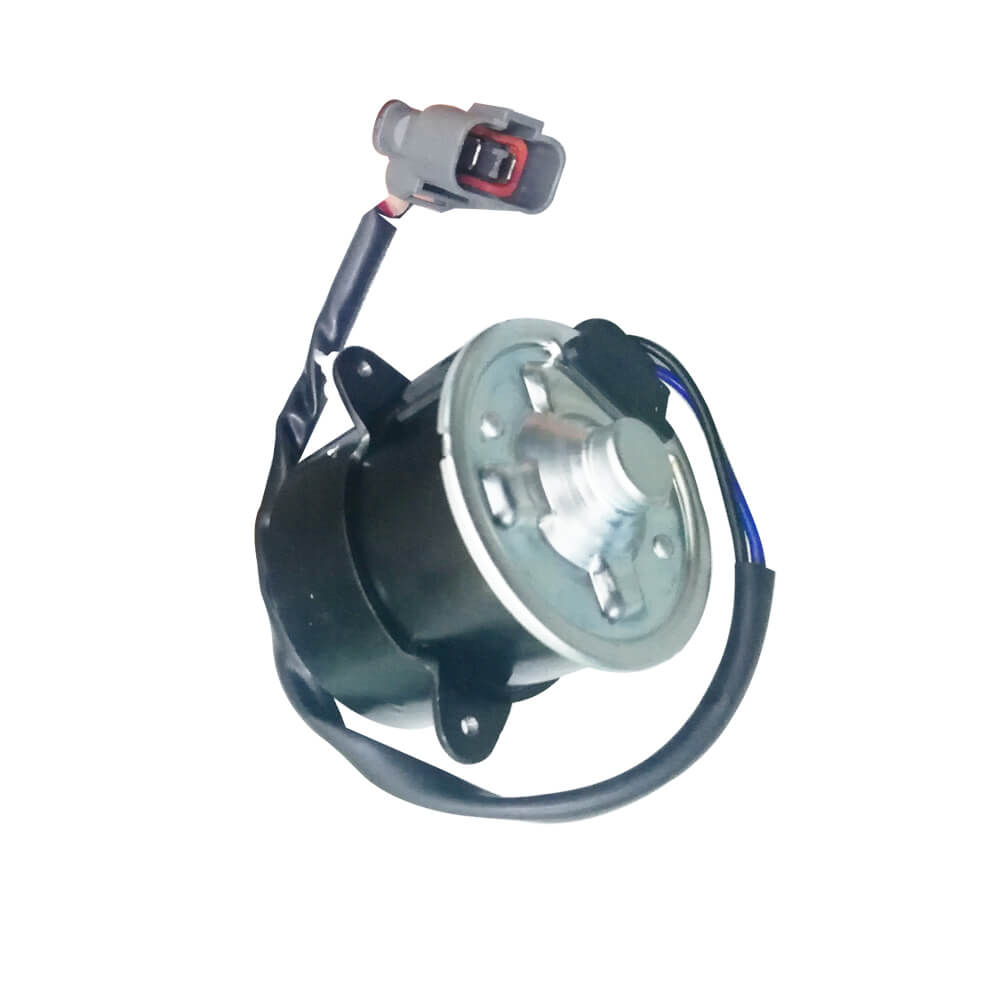 Reference image: 19030-PAA-A01 cooling fan motor rear face and two-contact connector; external illustration, not actual stock