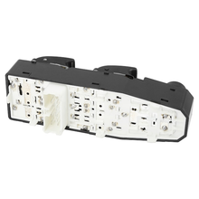 Load image into Gallery viewer, Reference image — 202005158 11-pin master window switch; whole underside-oblique view showing socket, contact plate and mounting features. Supplied aftermarket brand may differ.