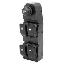 Load image into Gallery viewer, Reference image — 202005158 11-pin master window switch; source-framed front/right-side view; the upper end reaches the native image boundary, not a complete silhouette. Supplied aftermarket brand may differ.
