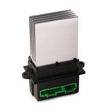 Load image into Gallery viewer, Reference image — aftermarket blower control module 27761-AX010 — complete upright heatsink and socket housing reference photograph; external NRF342053 reference, not actual stock