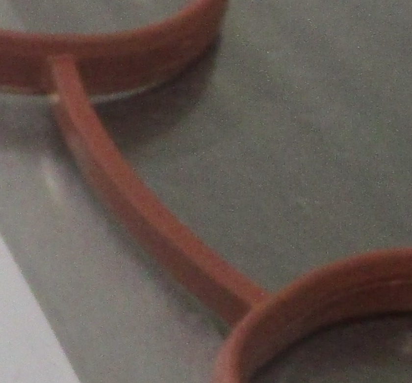 Reference photograph - intake manifold gasket 28411-2B600 - same-photo curved inter-ring bridge junction detail
