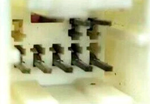 Load image into Gallery viewer, Reference image: Native detail crop of connector cavity and terminal arrangement — 47945-AS500
