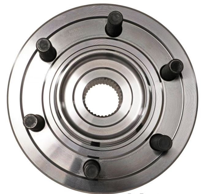 515215 wheel hub assembly, six-stud front view
