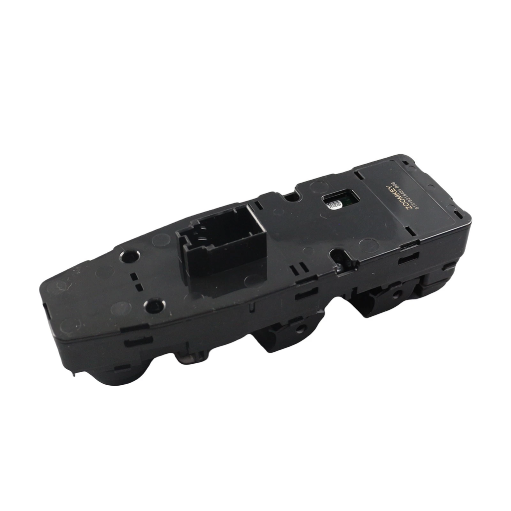 Reference image — aftermarket window switch 61319218481 — underside housing and connector oblique view; not actual stock