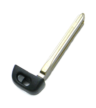 Load image into Gallery viewer, Reference image — 69515-52120 emergency key blade only; whole reference blade, alternate oblique edge and head view. No remote or chip shown.
