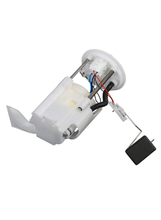 Load image into Gallery viewer, Reference image — aftermarket fuel pump module 77020-06401 — complete module underside and side view with float and strainer; external aftermarket reference, not actual stock
