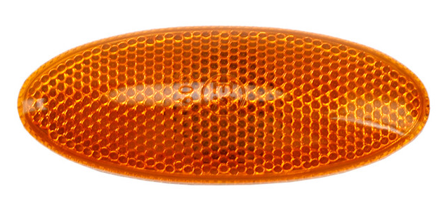 Reference image — 81730-02090 side/fender turn lamp. Single lamp, direct amber lens face. One lamp shown, not a pair; supplied aftermarket brand and packaging may differ.