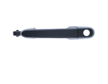 Load image into Gallery viewer, Reference photograph - front-left black exterior door handle 82650-1E000 without separate base - complete front face, pull shape and circular lock opening