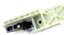Load image into Gallery viewer, Reference photograph - front-left black exterior door handle with base 82650-2E000 - same-photo opposite pivot end and mounting-boss detail