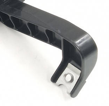 Load image into Gallery viewer, Reference image — right-hand headlamp washer nozzle85207-33030 — native same-photo detail of ribbed mounting arm and metal-lined fixing eye; external illustration, not actual stock