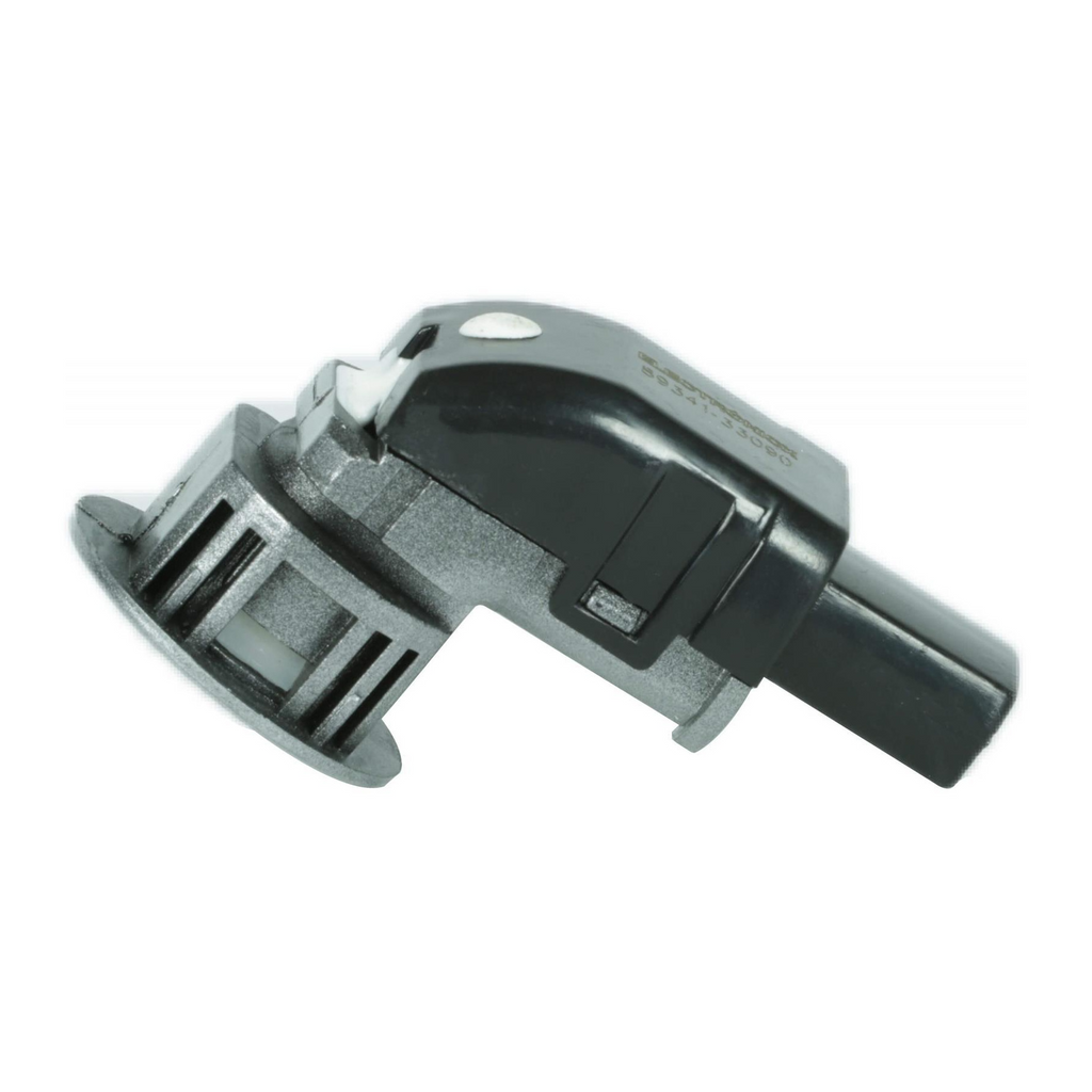 Reference image: Reference first side showing retaining features and connector housing — 89341-33090
