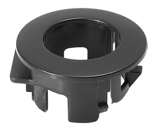 Load image into Gallery viewer, Reference image for 89348-28100-C0 black parking sensor retainer — whole single retainer, front-oblique reference view