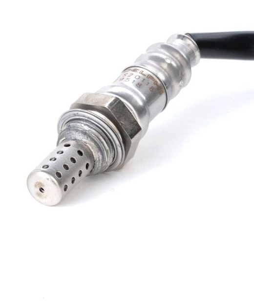 Reference image — upstream oxygen sensor 89465-05100, same-photo native detail crop of body marking and threaded probe; not a new camera angle