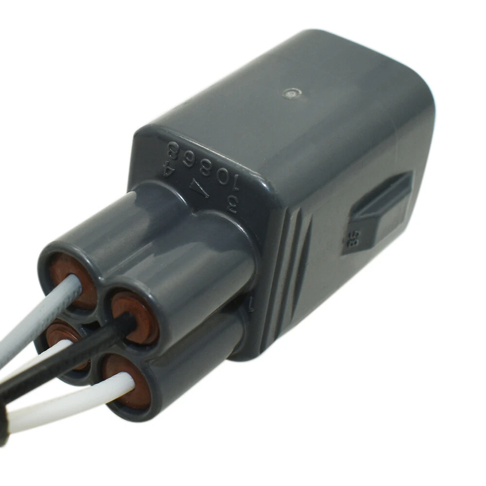Reference image — downstream oxygen sensor 89465-0D220, native close-up of four-wire connector rear and molded markings