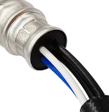 Load image into Gallery viewer, 89465-33030 external reference image — native detail crop of metal crimp, wire-entry seal and four wires; supplied aftermarket brand and packaging may differ