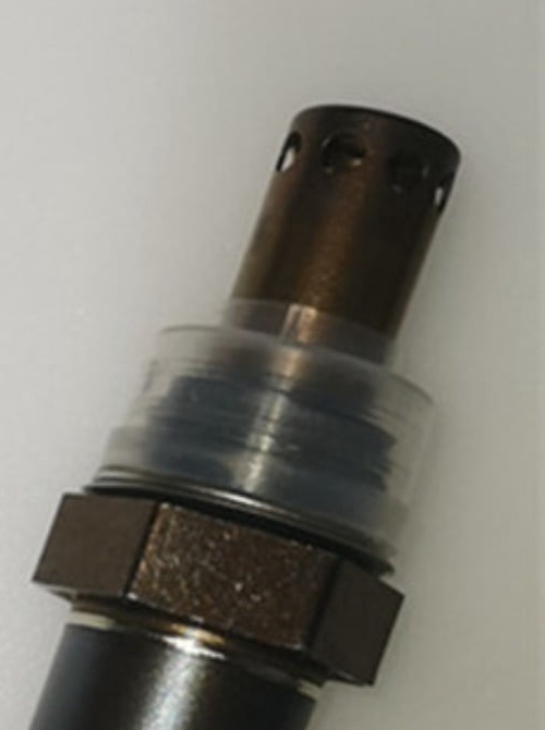 Reference image — rear air-fuel ratio sensor 89467-0D070, native sensing-tip, thread-protector and hex detail from image 1; not a new angle