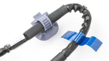 Load image into Gallery viewer, Reference image — aftermarket air-fuel ratio sensor 89467-12100 — native lead protection and retainer detail; external Denso direct-fit reference, not actual stock