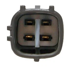 Reference image — aftermarket air-fuel ratio sensor 89467-35011 — native photographic four-terminal connector-face detail; external Toyota/Denso reference, not actual stock