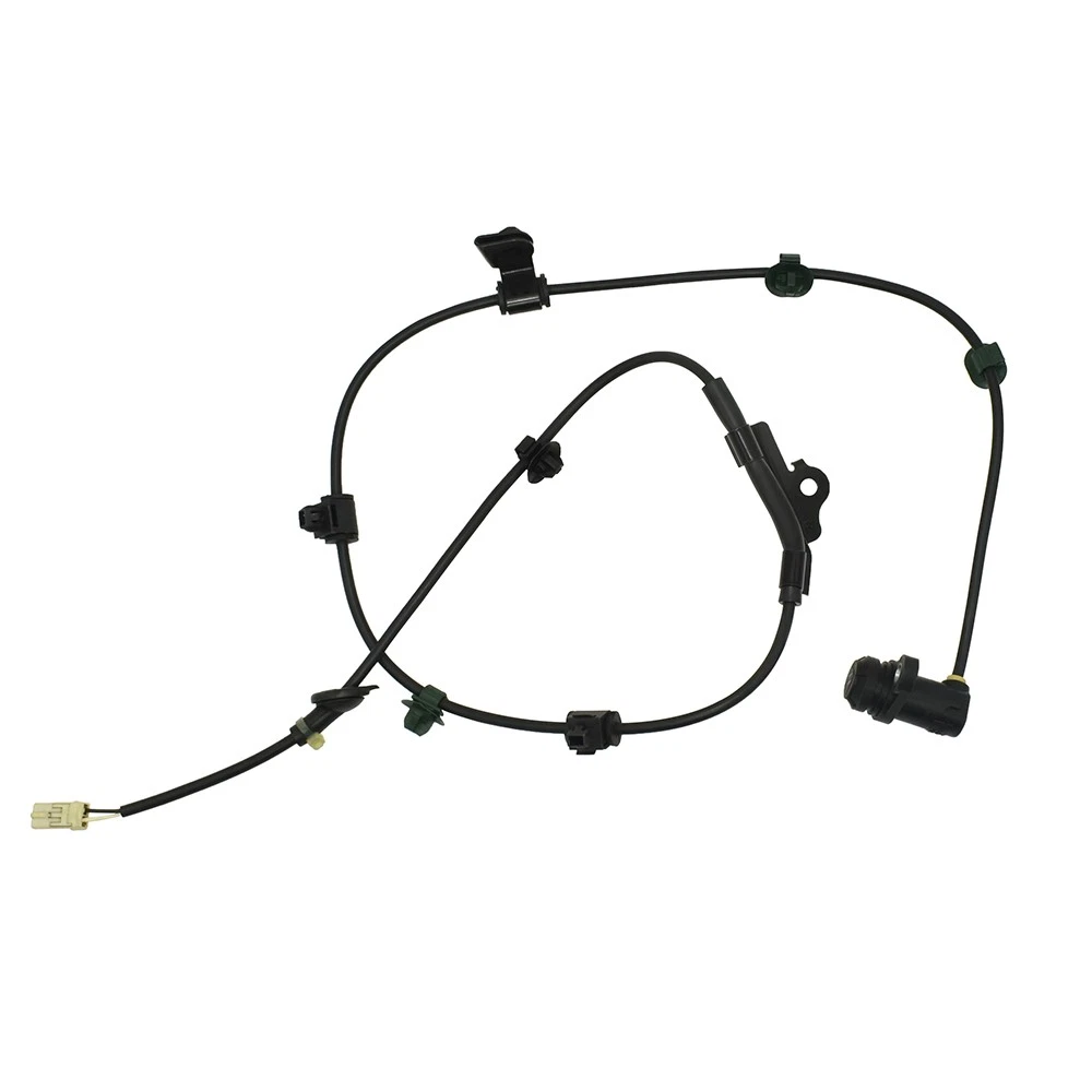 Reference image — aftermarket rear-right ABS wheel speed sensor 89545-52020 — complete cable assembly and mounting fixtures; external reference only, not actual stock