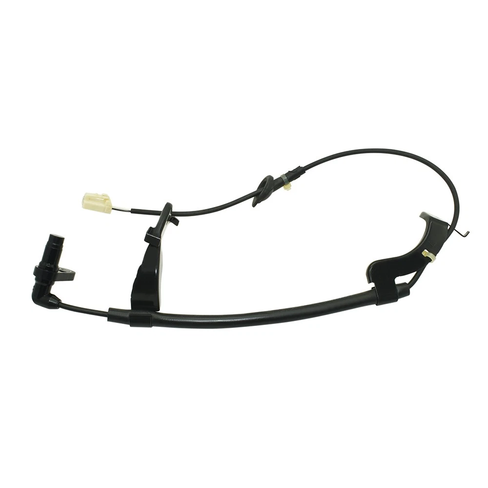 Reference image — rear-left ABS wheel speed sensor 89546-08020, low-angle full cable routing and bracket arrangement