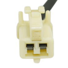 Load image into Gallery viewer, Reference image — rear-left ABS wheel speed sensor 89546-08020, native close-up of keyed connector face and two contacts