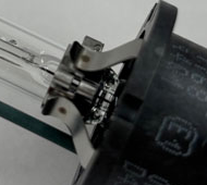 Load image into Gallery viewer, Reference image — 90981-20024 D4S bulb configuration, external Koito3510K illustration. Native partial detail: metal retainer and mounting region. Supplied aftermarket brand and packaging may differ; source markings do not certify our stock.