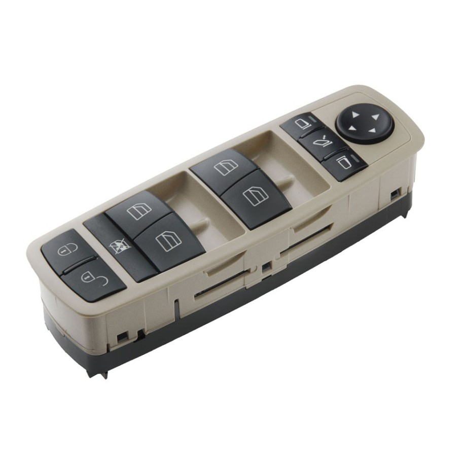 A1698206710 external reference image — beige-trim oblique front housing and retention clips; confirm supplied trim and full suffix; aftermarket brand and packaging may differ
