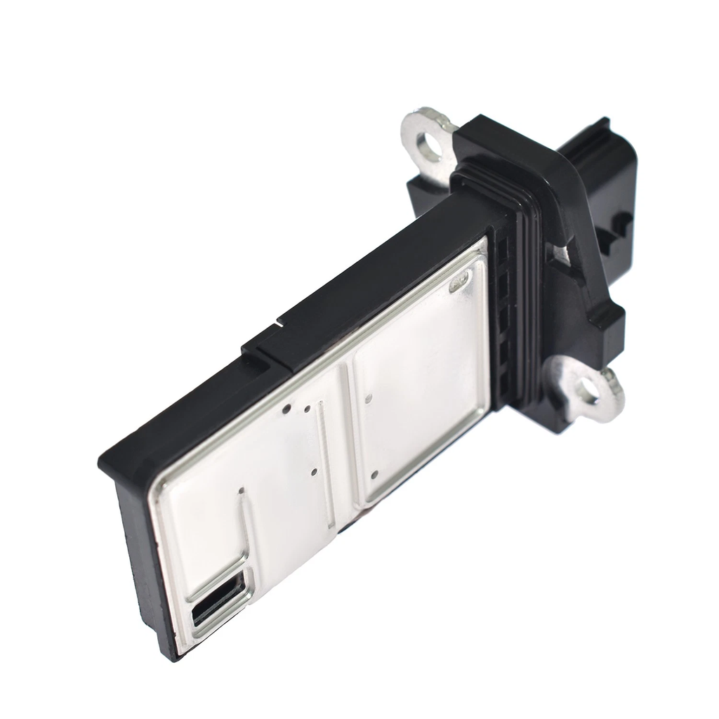 Reference image — mass air flow sensor AFH70M-137, complete insert, metal-backed face and mounting flange