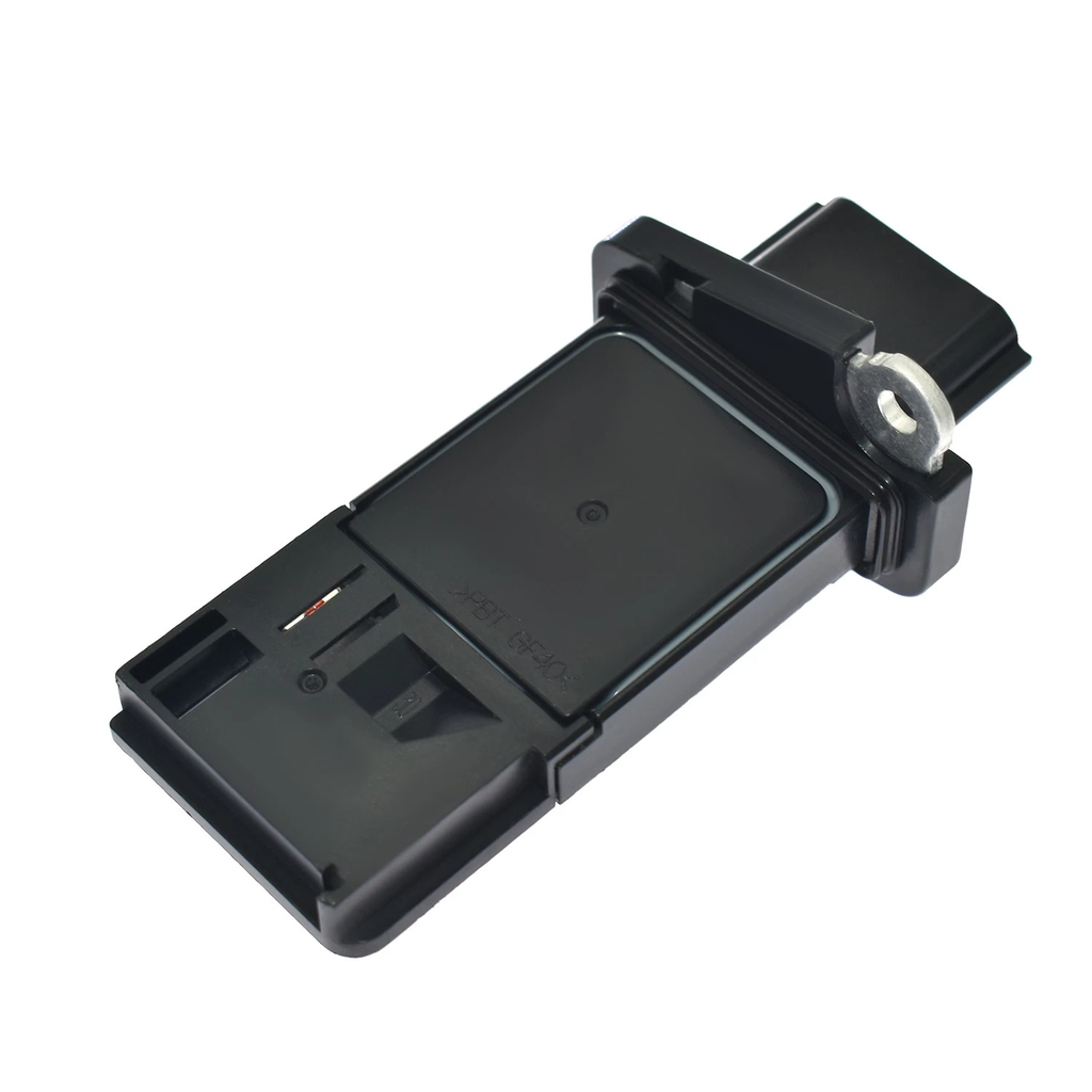 Reference image — mass air flow sensor AFH70M-137, opposite molded face, sensing passages and mounting ears
