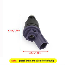 Load image into Gallery viewer, Fuel Injector 16600-67U10 for Infiniti Q45 4.5L - 1 Piece - external reference photo; supplied brand and condition must be confirmed