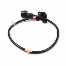 Load image into Gallery viewer, Reference image — crankshaft position sensor J5T25181, opposite complete harness view showing mounting ears and wire entry