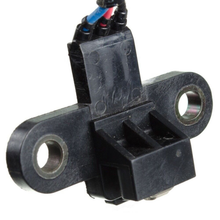 Load image into Gallery viewer, Reference image — crankshaft position sensor J5T25181, native source close-up of sensor head and two metal-lined mounting holes