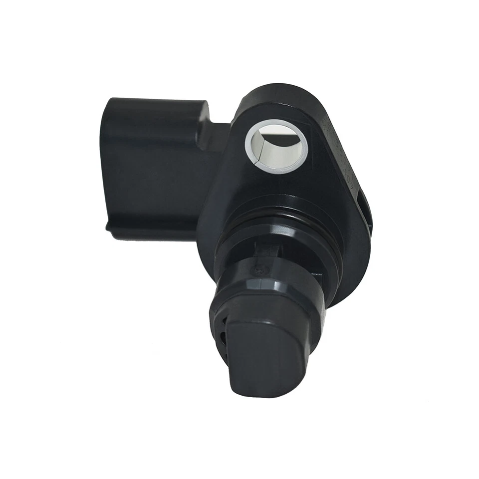 Reference image — aftermarket engine position sensor J5T35071 — probe end and metal-lined mounting bore; external reference only, not actual stock