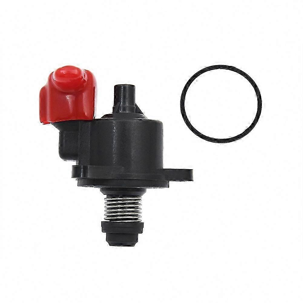 Reference image: Complete reference idle-control valve with protective connector cap and separate sealing ring — MD628109
