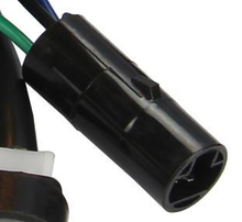 Load image into Gallery viewer, Reference image — TIY-3144 cooling fan motor; native black connector exterior and visible opening detail; unseen contacts are not implied. Supplied aftermarket brand and packaging may differ.