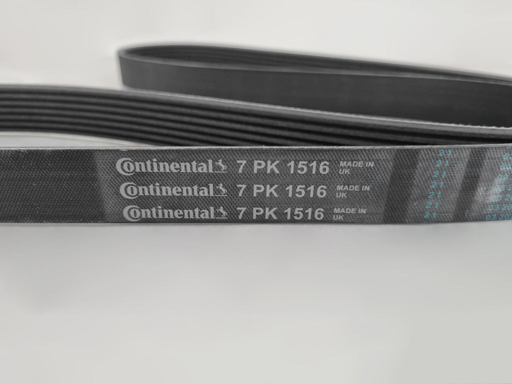 Serpentine Drive Belt 7PK1516 - 7 Ribs, 1516 mm - 1 Piece - external reference image; supplied brand and condition must be confirmed