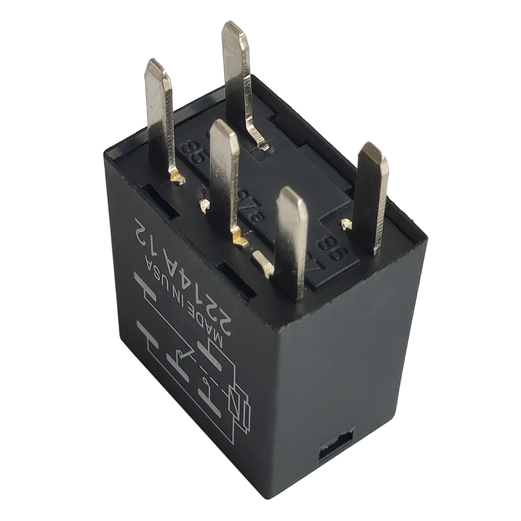 Power Relay reference 05269988AA, underside oblique with five blades