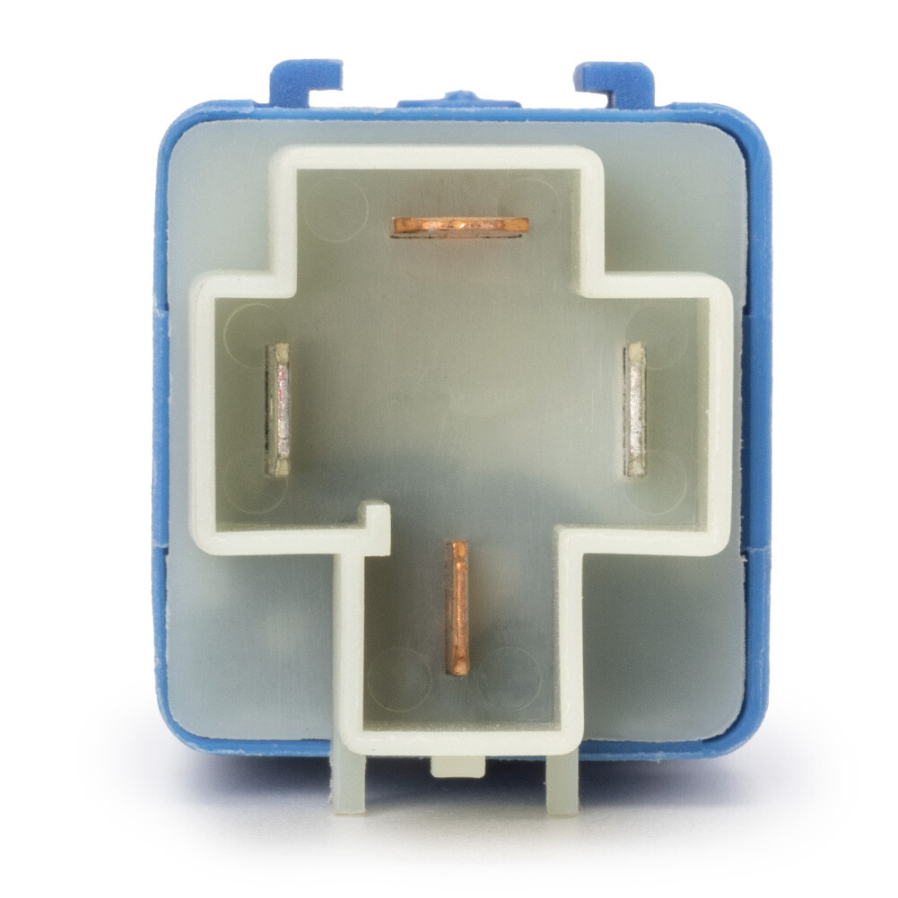 Replacement relay for Nissan reference 25230-79971 — Straight terminal-face and connector keying