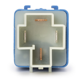Replacement relay for Nissan reference 25230-79971 — Straight terminal-face and connector keying
